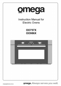 Manual Omega OO986X Oven