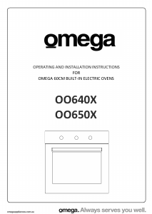 Manual Omega OO640X Oven