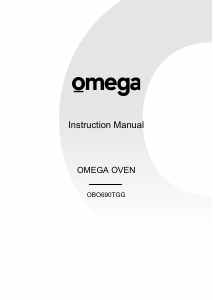 Handleiding Omega OBO690TGG Oven