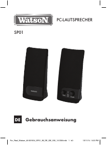 Manual Watson SP01 Speaker