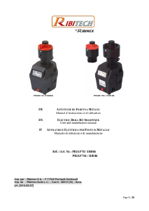 Manual Ribitech PRIAF716 Drill Bit Sharpener