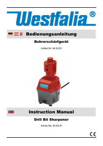 Bedienungsanleitung Westfalia 64 62 81 Bohrerschärfgerät