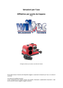 Manuale Wiltec 61937 Affilatore punte trapano