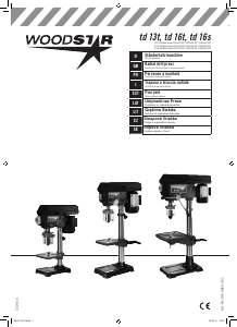 Mode d’emploi Woodstar td 16t Perceuse à colonne