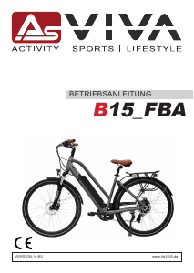 Bedienungsanleitung AsVIVA B15_FBA Elektrofahrrad