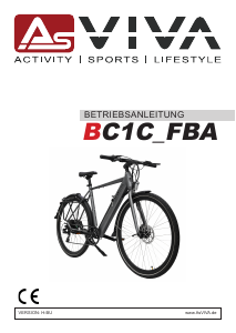 Bedienungsanleitung AsVIVA BC1C_FBA Elektrofahrrad