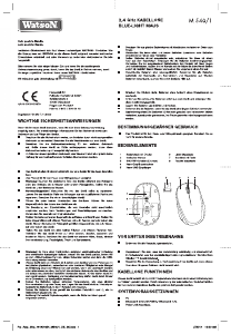 Bedienungsanleitung Watson M 540 Maus