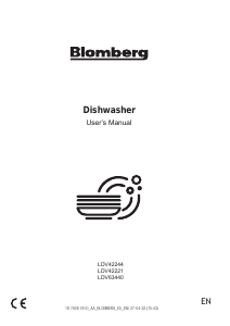 Manual Blomberg LDV63440 Dishwasher