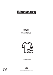 Manual Blomberg LTA09020W Dryer
