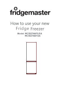 Manual Fridgemaster MC55274AF/SA Fridge-Freezer