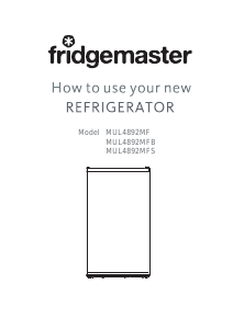 Manual Fridgemaster MUL4892MFB Refrigerator