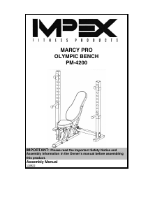 Handleiding Impex PM-4200 Fitnessapparaat