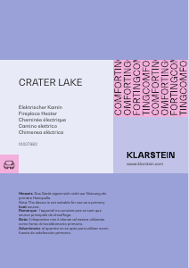 Bedienungsanleitung Klarstein 10037982 Crater Lake Elektrokamin