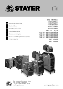 Manual de uso Stayer MIG 131 Multi Maquina de soldar