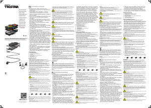 Návod Tristar RA-2733 Raclette gril