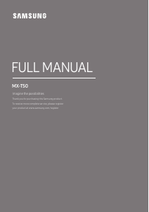 Manuale Samsung MX-T50 Altoparlante