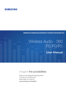 Manual Samsung WAM1500 360 R1 Speaker