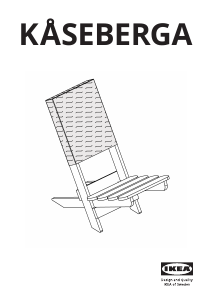 Kullanım kılavuzu IKEA KASEBERGA Bahçe sandalye
