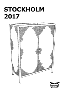 Használati útmutató IKEA STOCKHOLM 2017 Szekrény