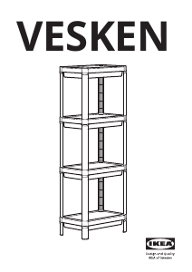 Használati útmutató IKEA VESKEN Szekrény
