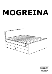 Manual IKEA MOGREINA Cadru pat