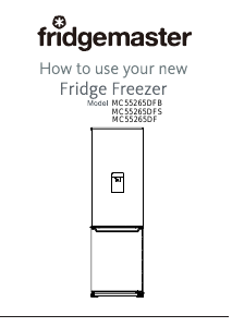 Manual Fridgemaster MC55265DF Fridge-Freezer