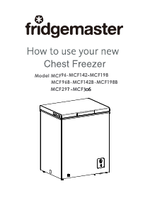 Handleiding Fridgemaster MCF142 Vriezer