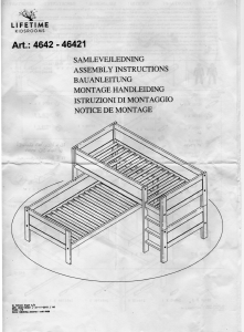 Manuale Lifetime 4642 Letto a castello