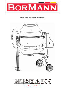 Handleiding Bormann BMX2000 Cementmixer