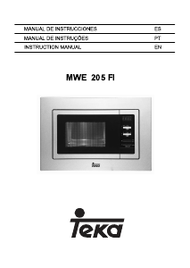 Manual de uso Teka MWE 205 FI Microondas