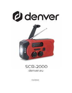 Manual Denver SCR-2000 Radio