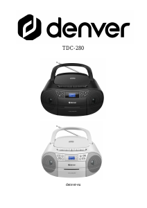 Instrukcja Denver TDC-280W Zestaw stereo