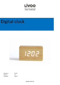 Manual Livoo RV150BC Alarm Clock