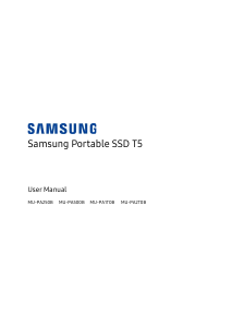 Manual Samsung MU-PA2T0B T5 SSD