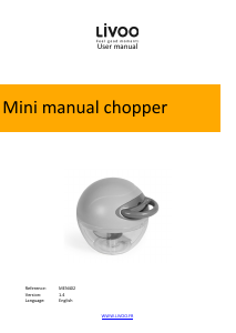 Manual Livoo MEN402V Chopper