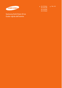 Manuale Samsung MZ-7PC256 SSD