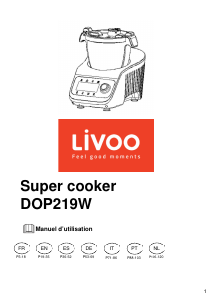 Manual Livoo DOP219W Food Processor