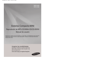 Manual de uso Samsung MAX-A65 Set de estéreo