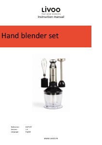 Manual Livoo DOP197 Hand Blender