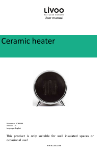 Manual Livoo DOM399W Heater