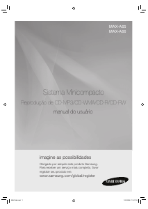 Manual Samsung MAX-A66 Aparelho de som