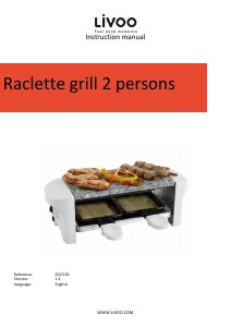 Manual Livoo DOC156W Raclette Grill