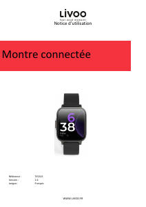 Mode d’emploi Livoo TEC615 Montre connectée