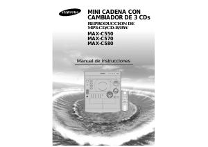 Manual de uso Samsung MAX-C550 Set de estéreo