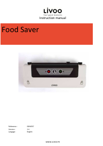 Manual Livoo DOM357 Vacuum Sealer