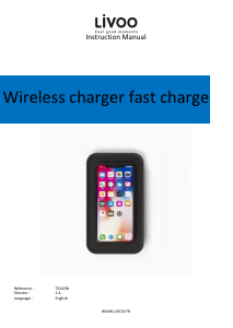 Manual Livoo TEA238 Wireless Charger