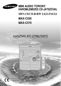 Használati útmutató Samsung MAX-C570 Sztereóberendezés