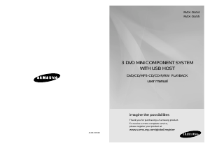 Handleiding Samsung MAX-DA55 Stereoset