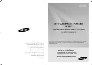 Manual de uso Samsung MAX-DA66 Set de estéreo