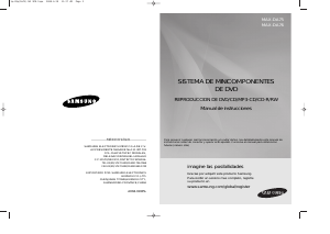 Manual de uso Samsung MAX-DA75 Set de estéreo